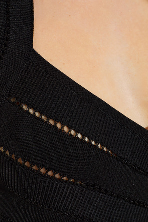 Balmain Sukienka z odkrytymi plecami