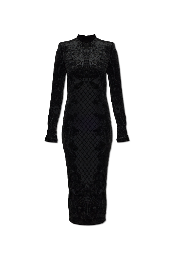 Velvet dress od Balmain