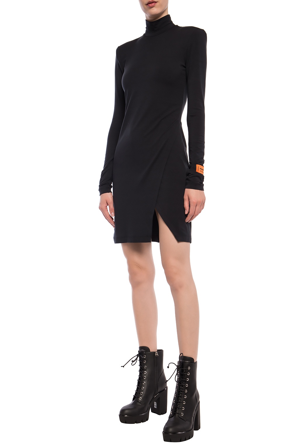 short turtleneck dress