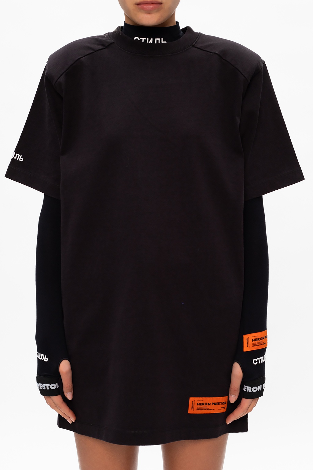 Heron Preston Be Conscious logo-print T-shirt