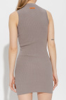 Heron Preston Ribbed sleeveless dress