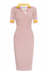 Iceberg Ribbed dress with collar