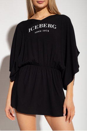 Iceberg Beach dress with logo