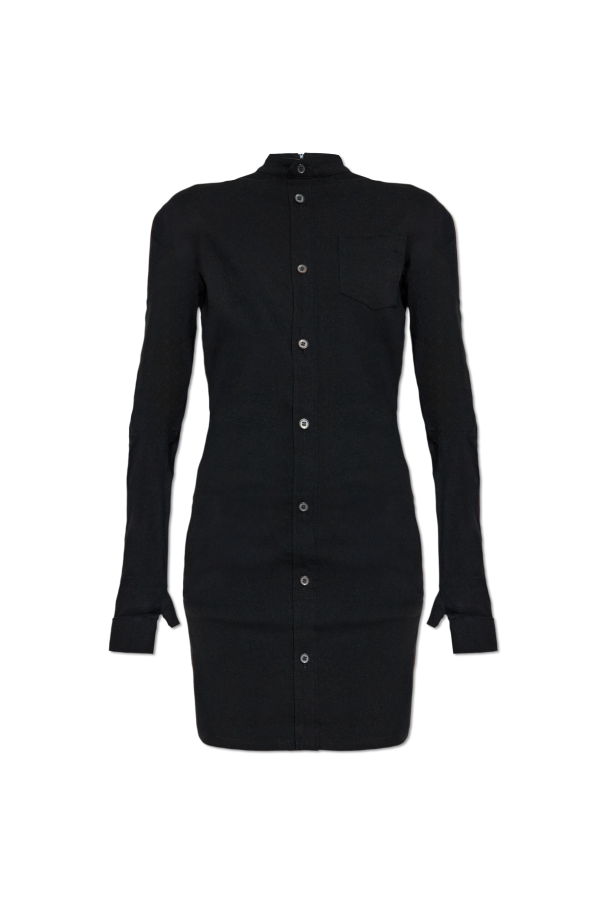 Long sleeve dress od Issey Miyake