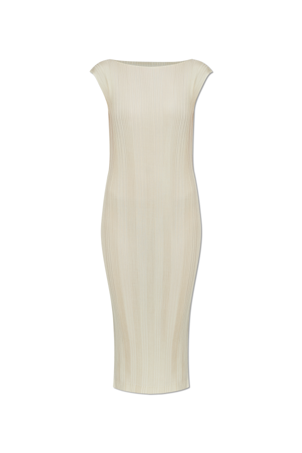 Sleeveless pleated dress od Issey Miyake