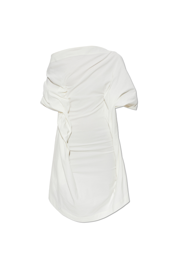 Asymmetrical dress with draping od Issey Miyake