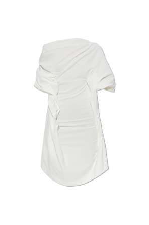 Asymmetrical dress with draping od Issey Miyake