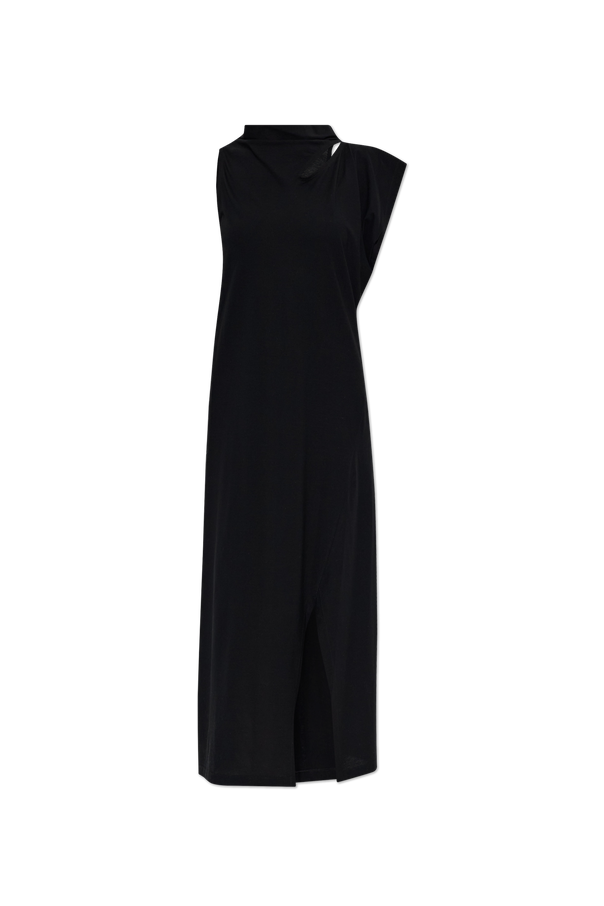 Cotton dress with a slit od Issey Miyake