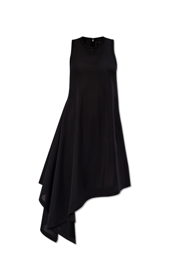 Y-3 Yohji Yamamoto Asymetryczna sukienka bez rękawów
