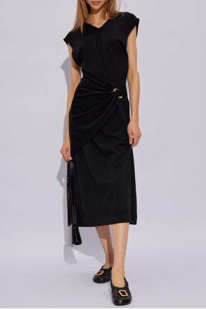 Dress with application od JIL SANDER