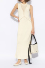 JIL SANDER cream Knitted Dress