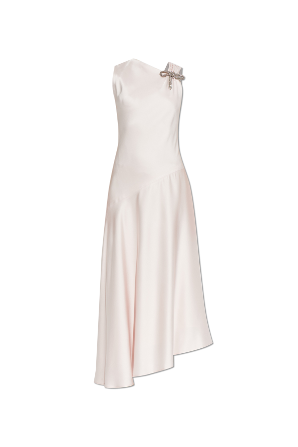 JIL SANDER Dress with a shimmering applique