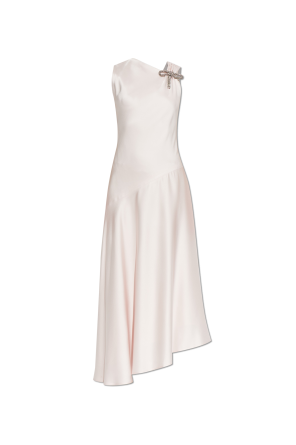 Sukienka z połyskującą aplikacją od JIL SANDER