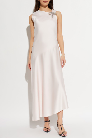 JIL SANDER Dress with a shimmering applique