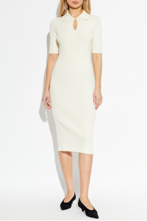 JIL SANDER Wool polo dress