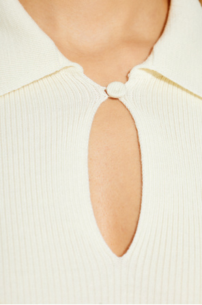 JIL SANDER Wool polo dress