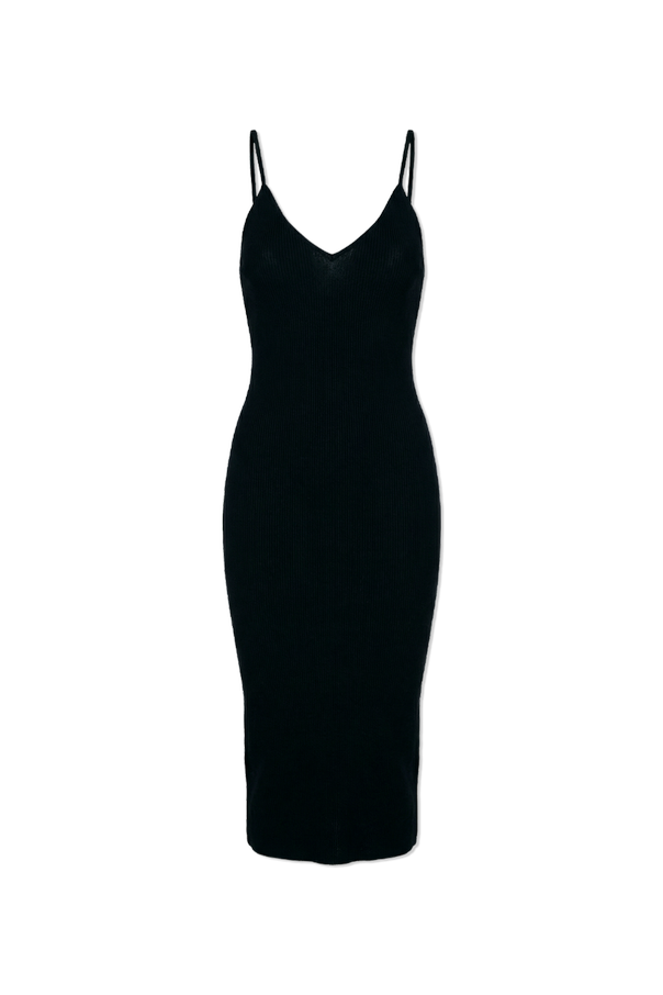 Wool dress with bare shoulders od JIL SANDER