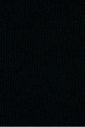 JIL SANDER Vestido de lana con hombros descubiertos