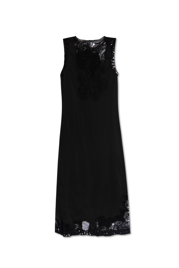 Satin sleeveless dress od JIL SANDER