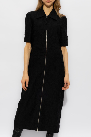 JIL SANDER Sukienka z teksturowanym wzorem