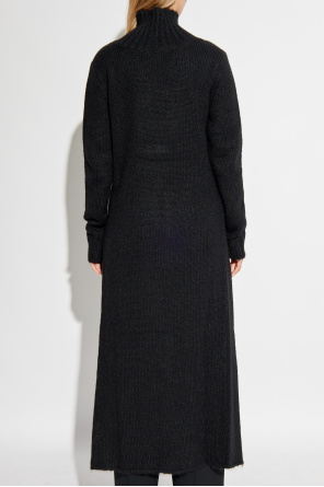 JIL SANDER Long turtleneck with slit