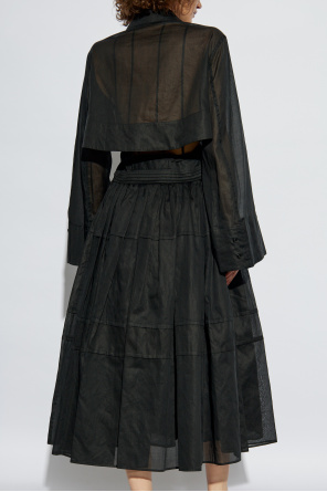JIL SANDER Dress with draping at the waist