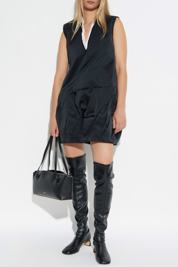 JIL SANDER V-neck dress