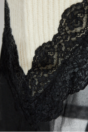 JIL SANDER Vestido con bajo acabado decorativo