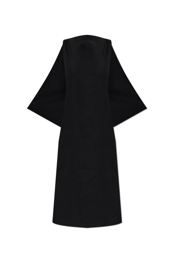 Silk dress with an open back od JIL SANDER