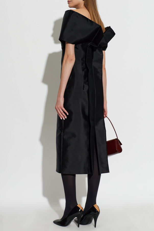 JIL SANDER Vestido con hombros descubiertos