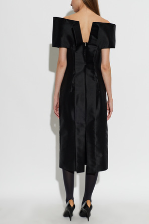 JIL SANDER Vestido con hombros descubiertos