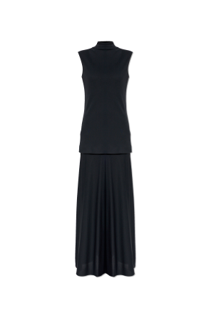 Kleid mit Stehkragen