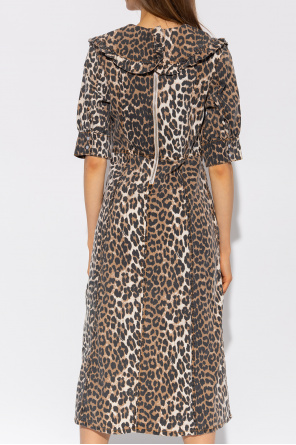 Ganni Dress with animal pattern