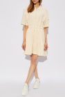 Moncler cream Cotton dress