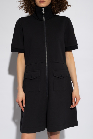 Moncler Dress with a stand-up collar