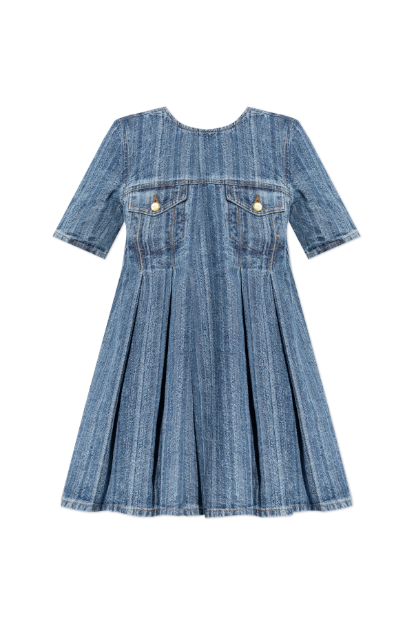 Denim dress with darts od Ganni
