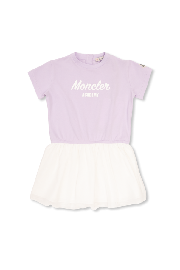 Dress with logo od Moncler Enfant