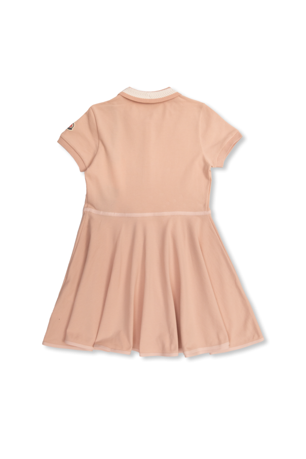 Moncler Enfant paisley-print Dress with logo