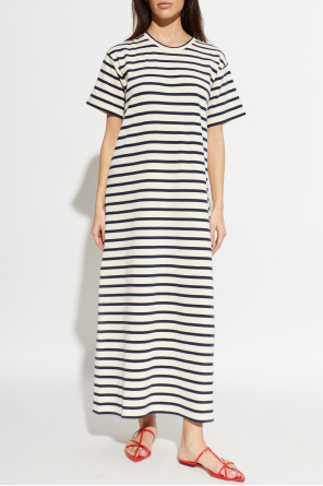 JIL SANDER+ Kleid mit Streifenmuster