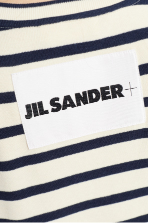 JIL SANDER+ Kleid mit Streifenmuster