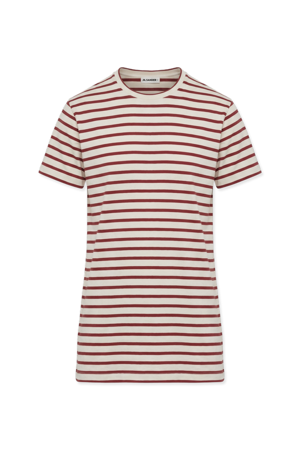 Cotton dress with striped pattern od JIL SANDER+