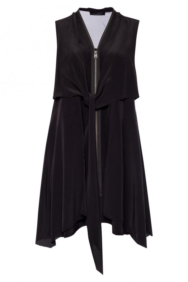 Black 'Jayda' silk dress AllSaints - Vitkac GB