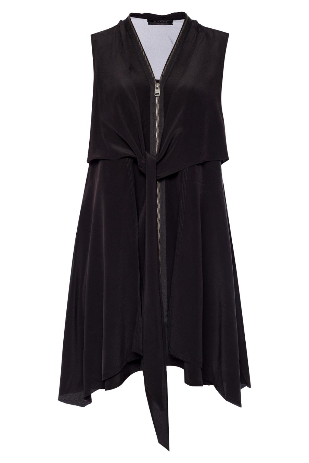 allsaints jayda silk dress