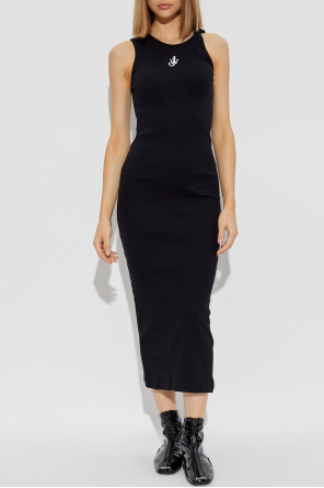 JW Anderson Prążkowana sukienka