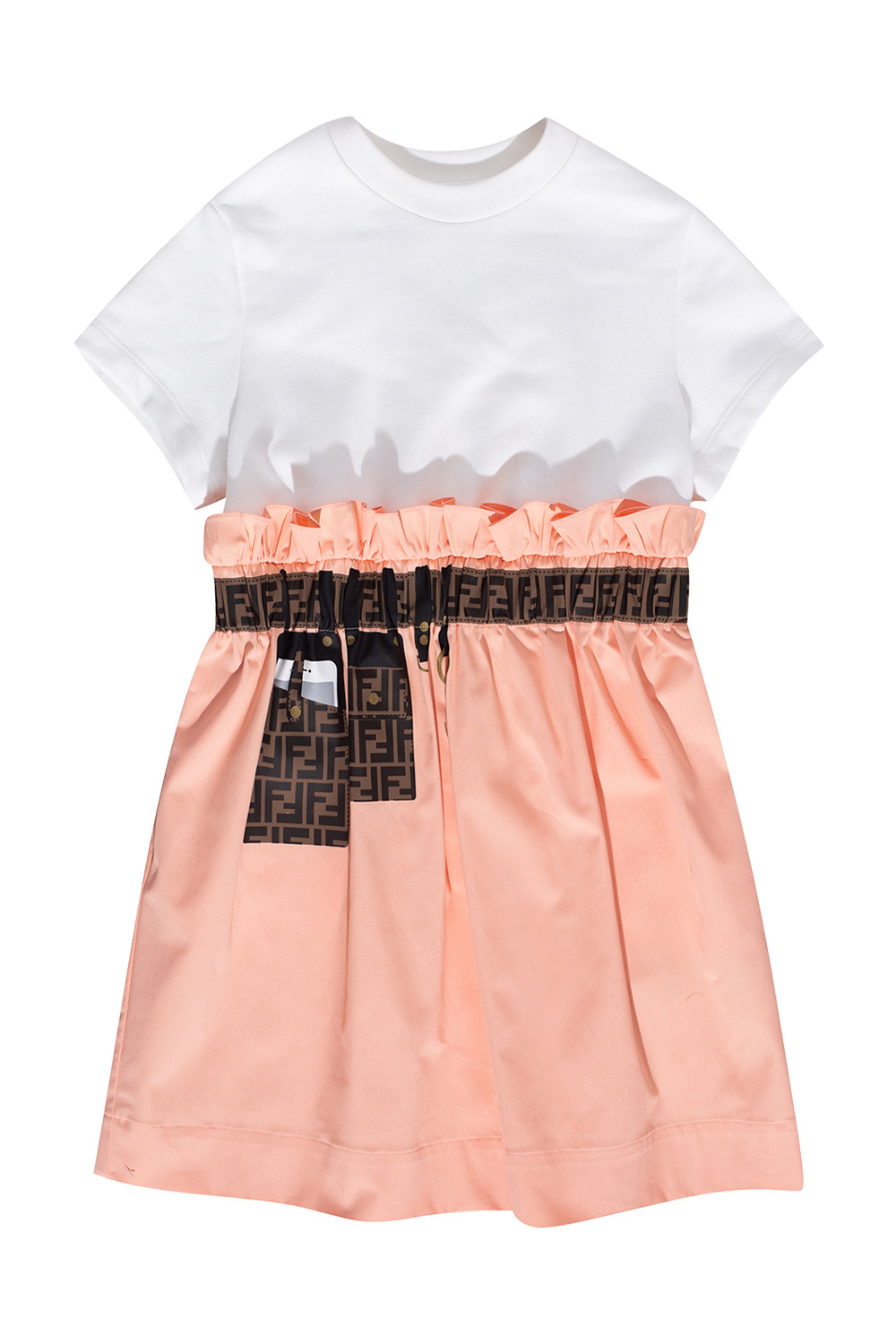 Fendi Kids Dress with logo