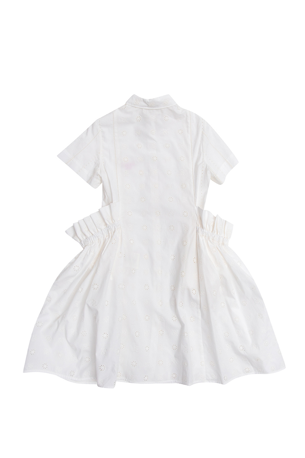 fendi Pink Kids Dress with logo