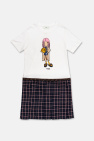 Fendi Kids WHITE Dress with logo
