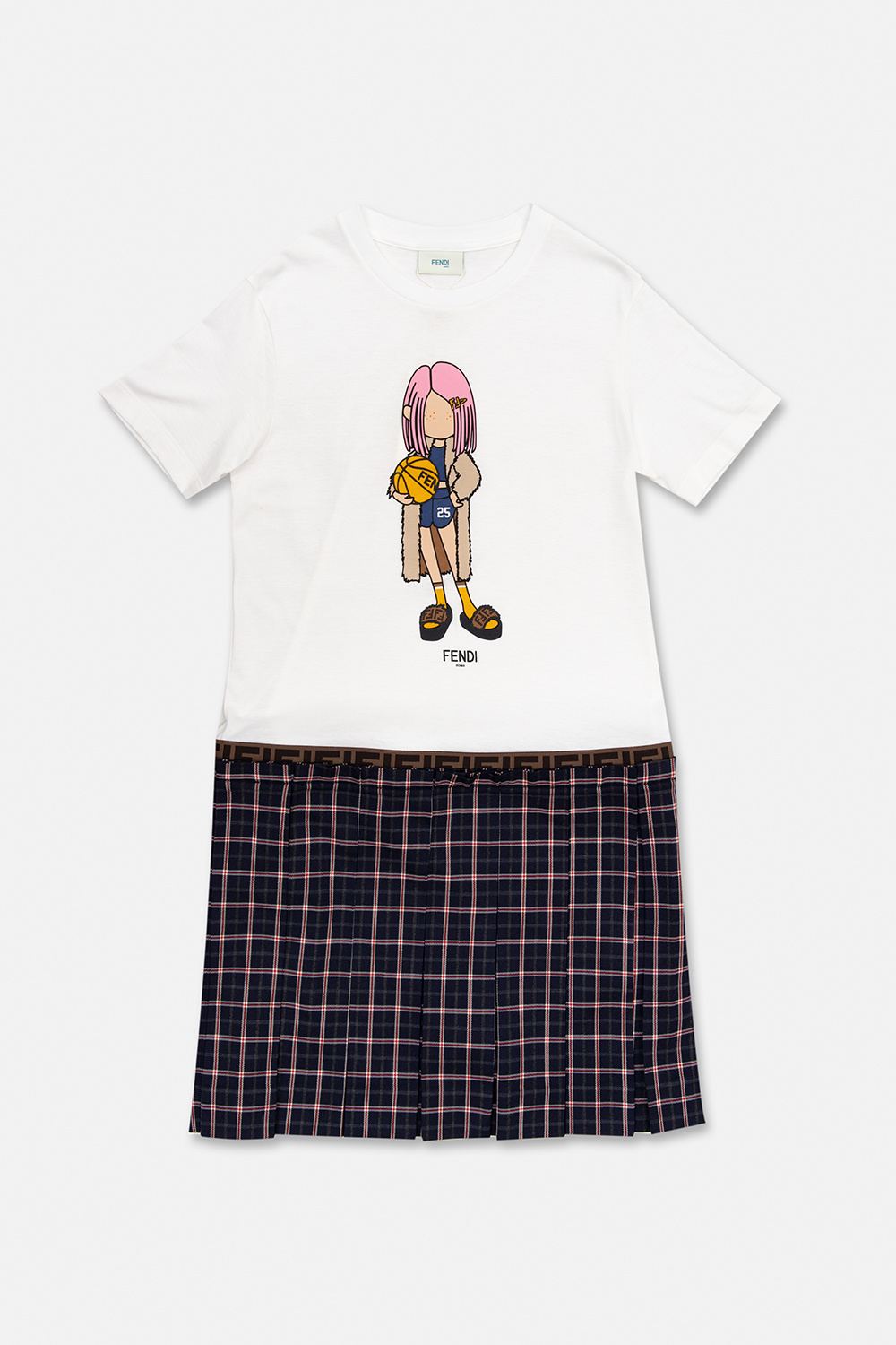 fendi dress Kids Dress with logo