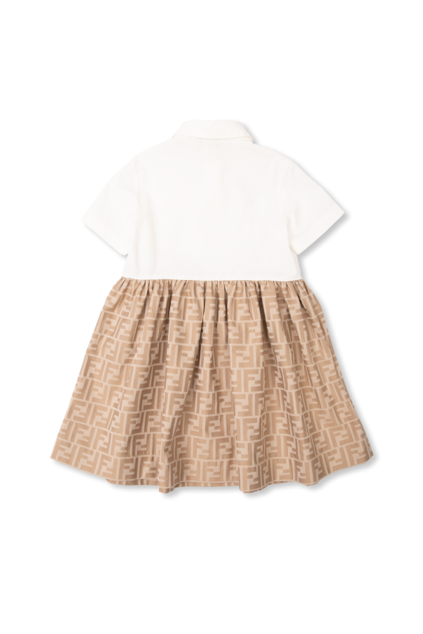 Fendi Kids Monogrammed dress