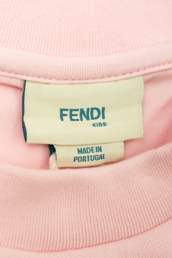 Fendi Kids Sukienka z logo